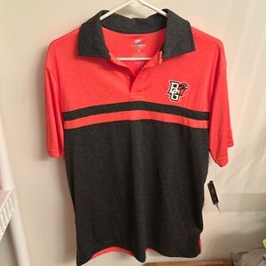 NWT Colosseum Own The Stands Orange BOWLING GREEN FALCONS Polo Sz M